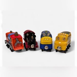 CHuggington Colorful Train Toy Lot of 4